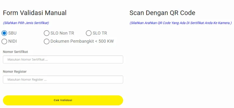 cek keaslian sbujptl online